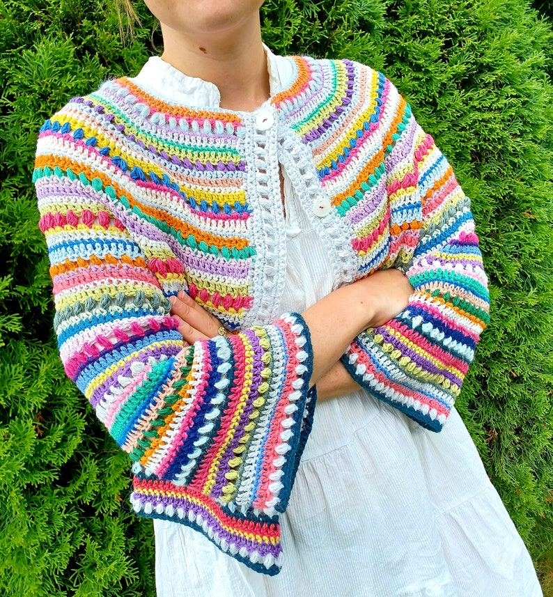 Almira Cardigan Crochet Pattern