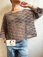 Olvera Top Crochet Pattern with Video Tutorials