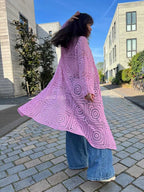 Long caly cardigan crochet pattern