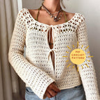 Poulva cardigan crochet pattern