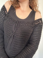 Poulva cardigan crochet pattern