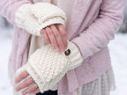 Lomi fingerless mittens Mittens Cozy Crochet Pattern