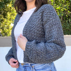 Hachy Cardigan Crochet Pattern - video tutorial