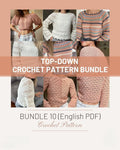 Bundle 10 Crochet patterns : Digital download only