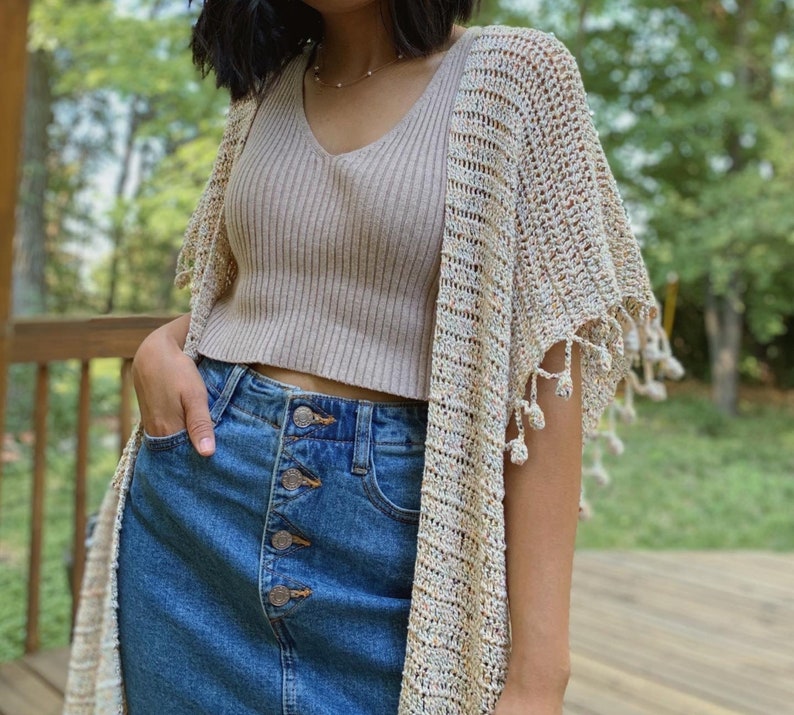 Oribia Solona Cardigan Crochet Pattern