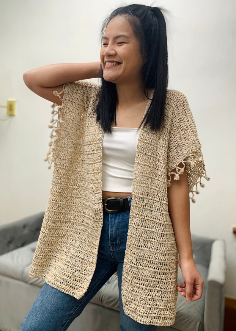 Oribia Solona Cardigan Crochet Pattern