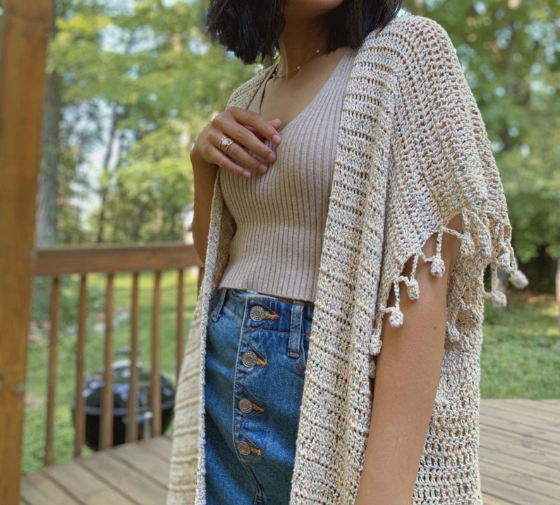 Oribia Solona Cardigan Crochet Pattern