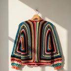 Crochet Cardigan Pattern Granny Hexagon Sweater