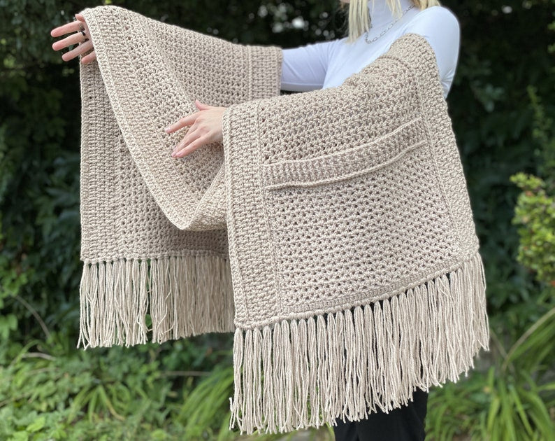 Poky style scarf crochet pattern