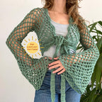 Saly Wrap Top crochet pattern