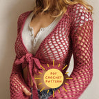Saly Wrap Top crochet pattern