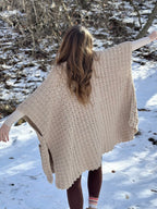 waves style Wrap crochet pattern