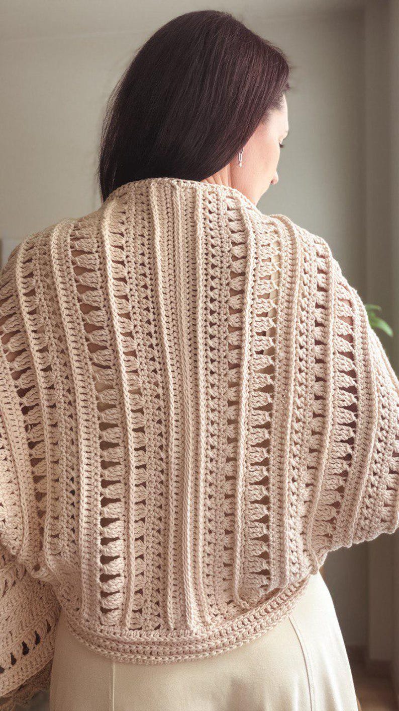 Elema cardigan crochet pattern