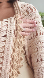 Elema cardigan crochet pattern