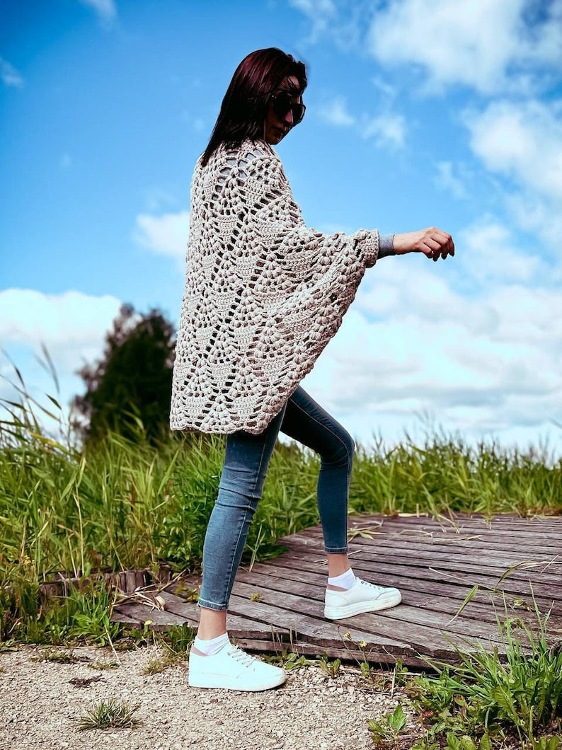 Olivry cardigan crochet pattern