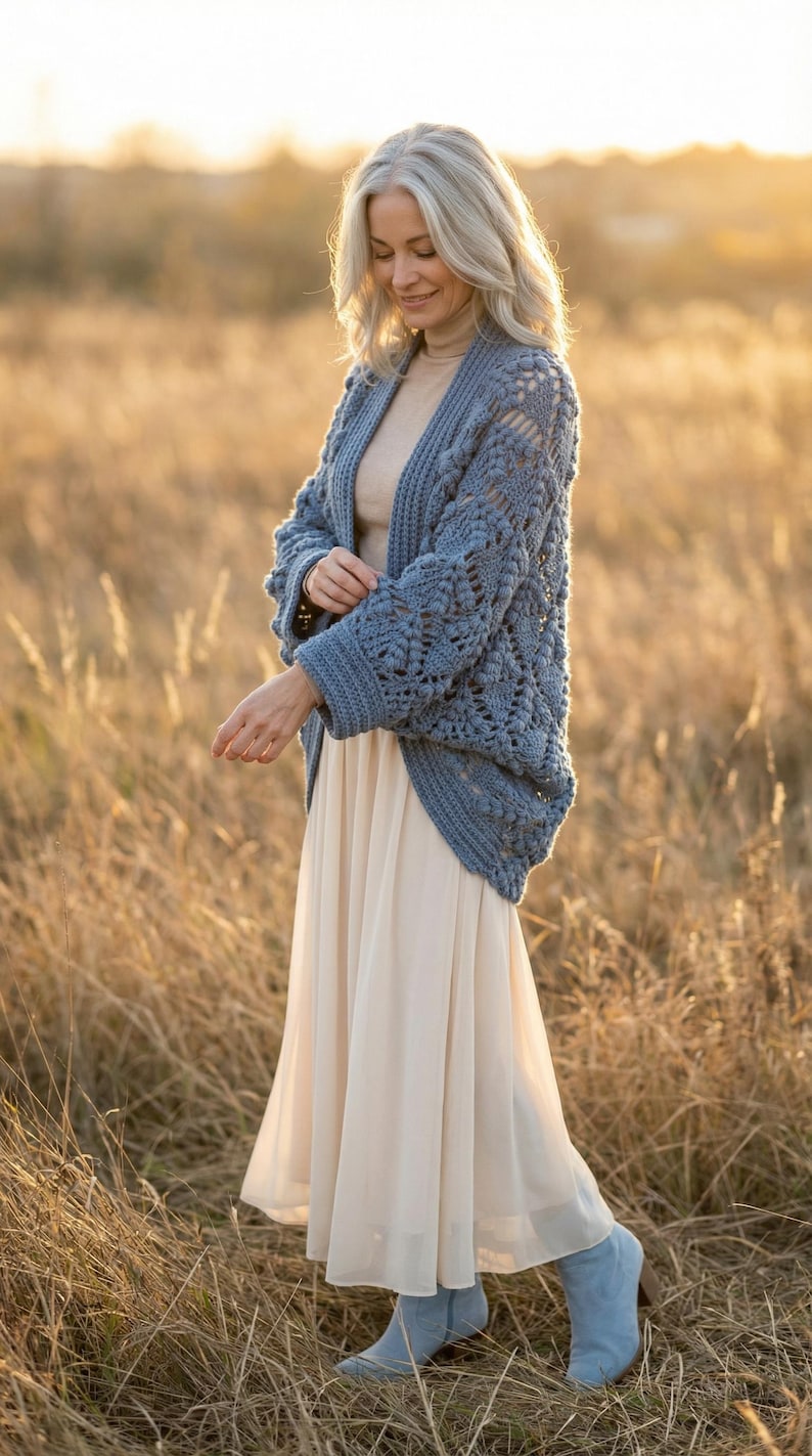 Olivry cardigan crochet pattern