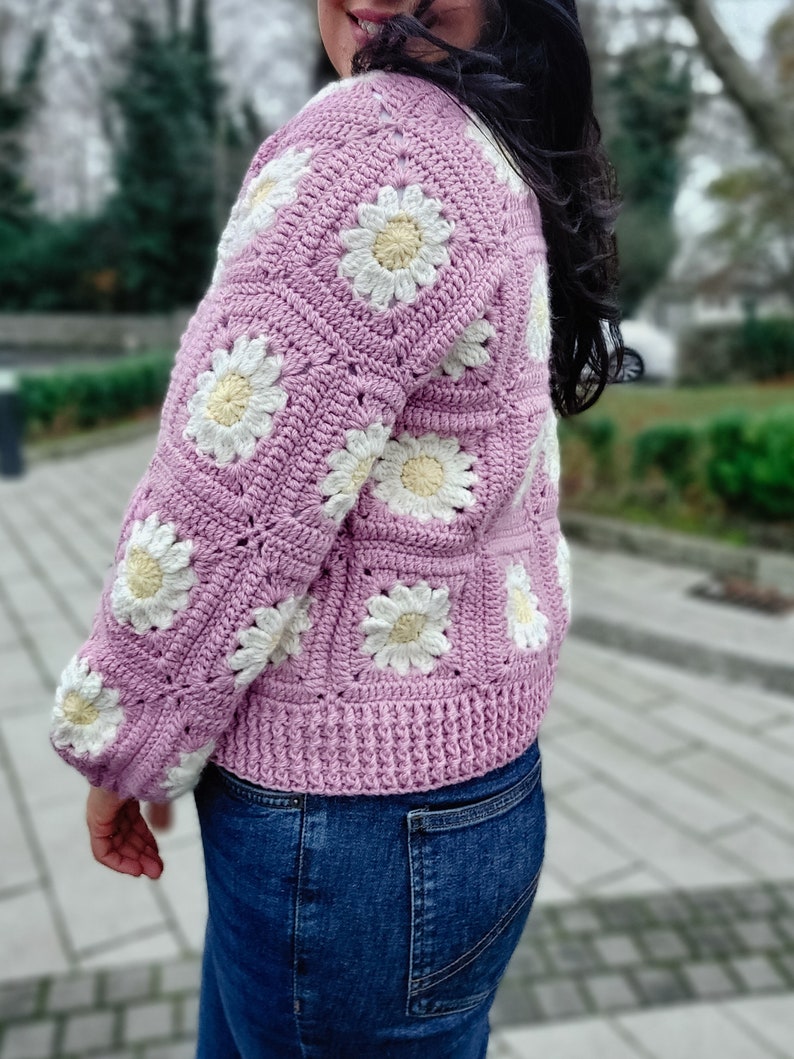 Swepy Cardigan Granny Crochet Pattern