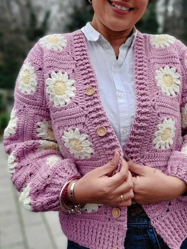 Swepy Cardigan Granny Crochet Pattern