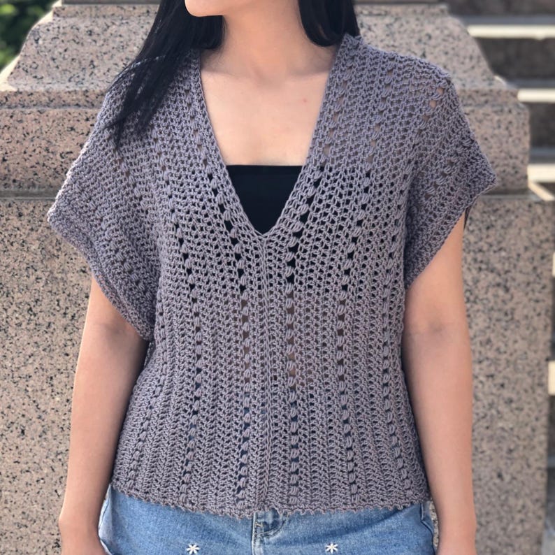 Bundle 4 Crochet Summer Top Pattern | Easy Crochet Tops & Tank Patterns