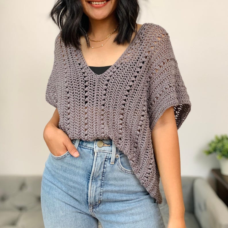 Bundle 4 Crochet Summer Top Pattern | Easy Crochet Tops & Tank Patterns