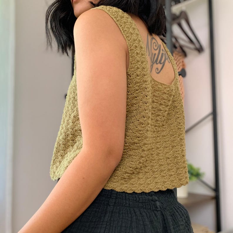 Bundle 4 Crochet Summer Top Pattern | Easy Crochet Tops & Tank Patterns