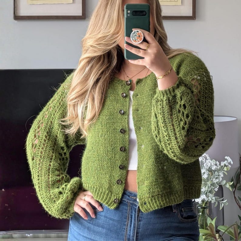 Evessia Cardigan crochet pattern