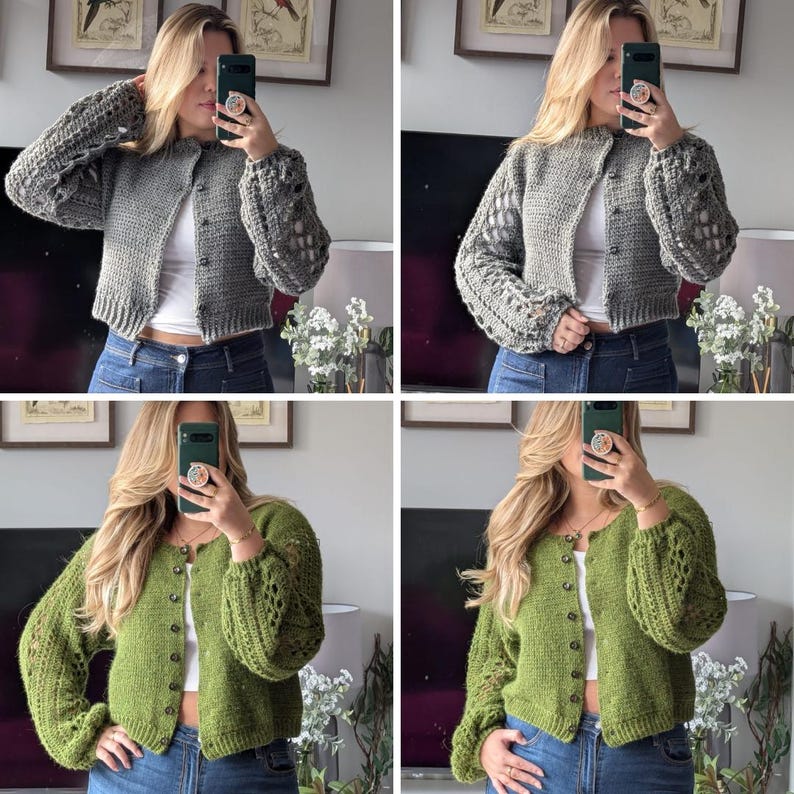 Evessia Cardigan crochet pattern