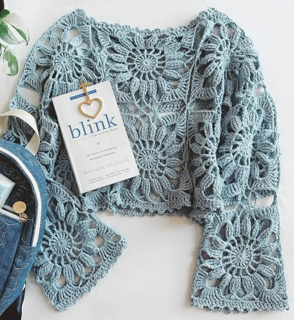 Crochet Gerbera Daisy Top Tutorial pattern