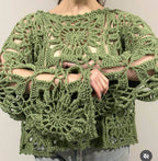Crochet Gerbera Daisy Top Tutorial pattern