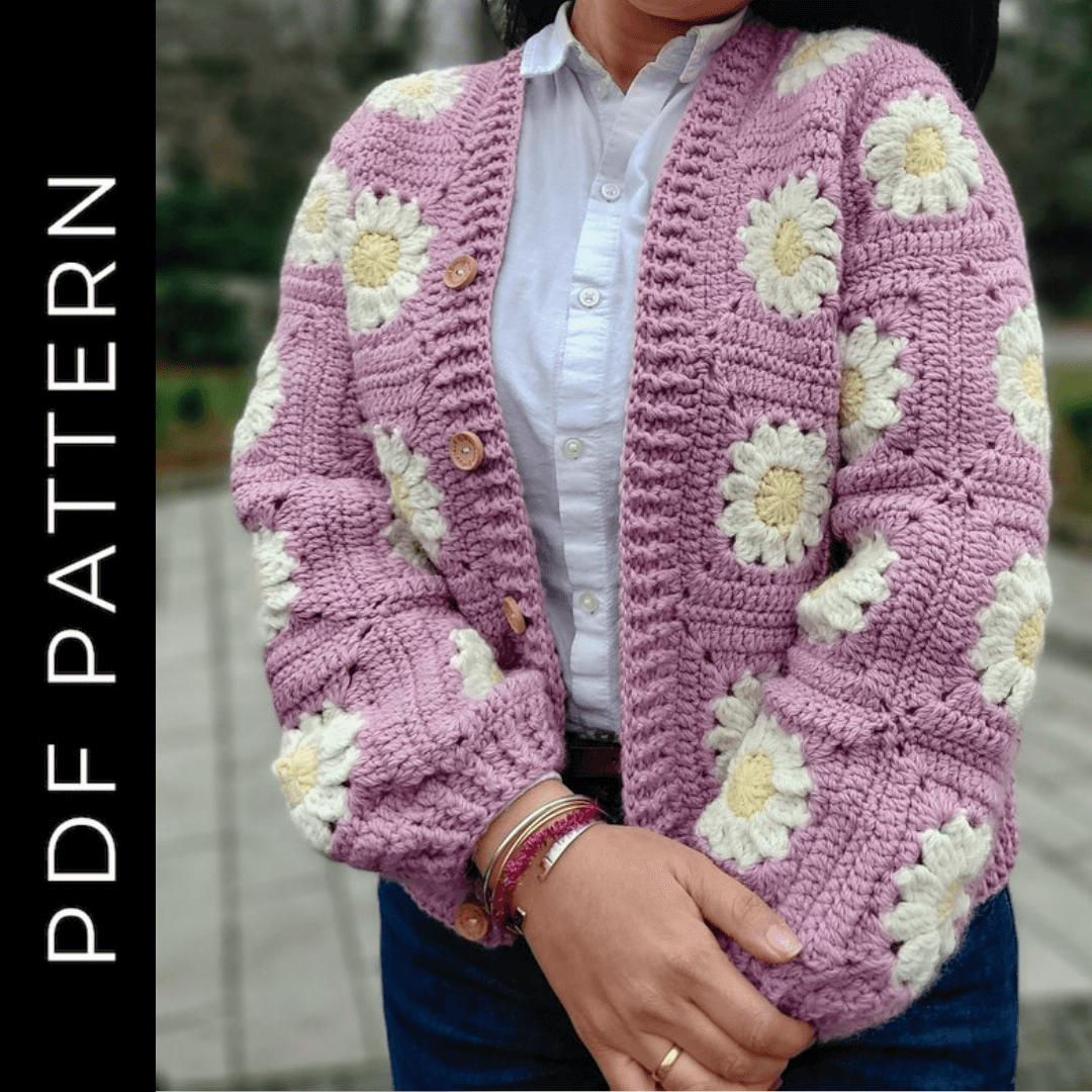 Swepy Cardigan Granny Crochet Pattern