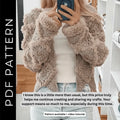 krestova cardigan crochet pattern + video tutorial
