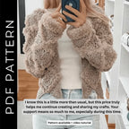 krestova cardigan crochet pattern + video tutorial