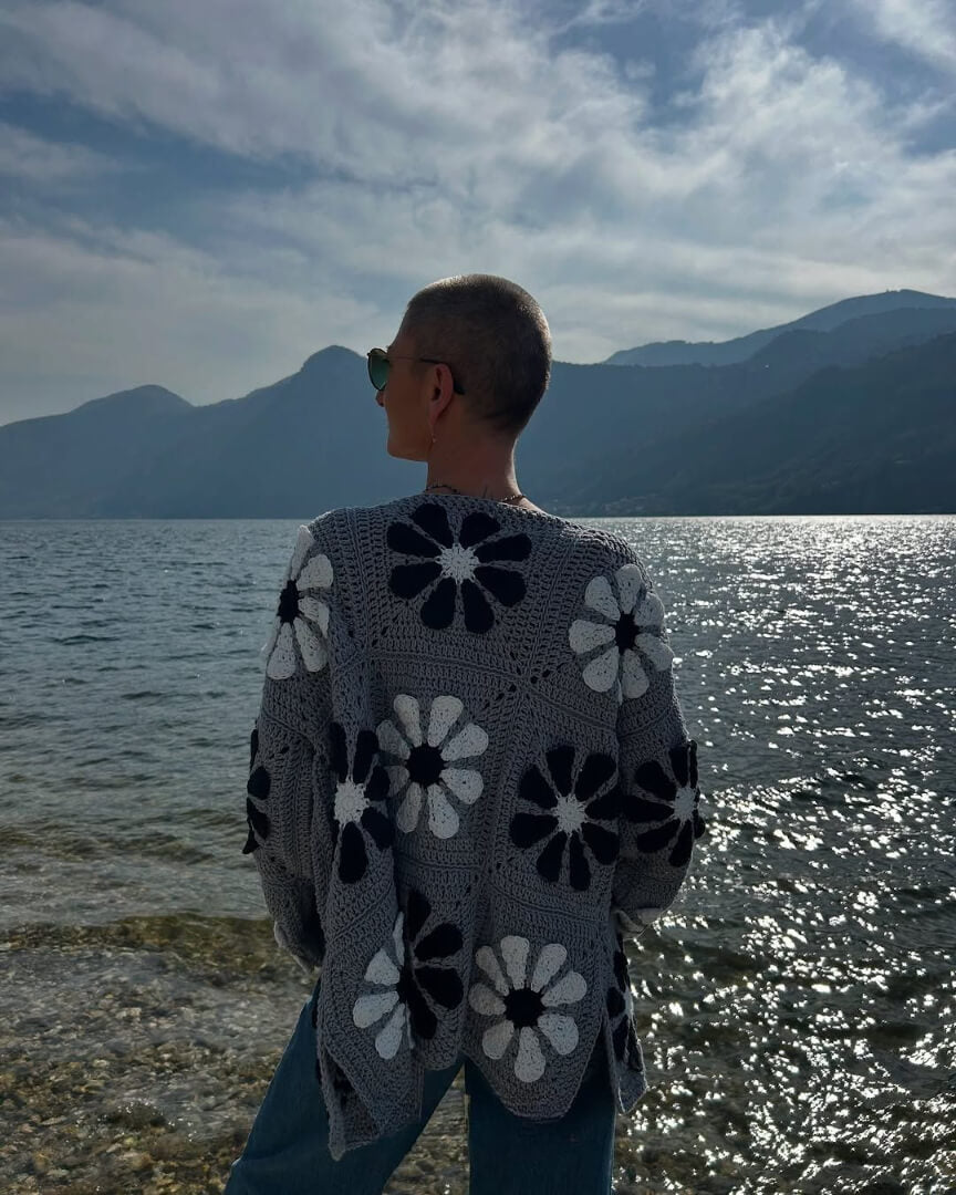 Bluméa Cardigan crochet pattern + video