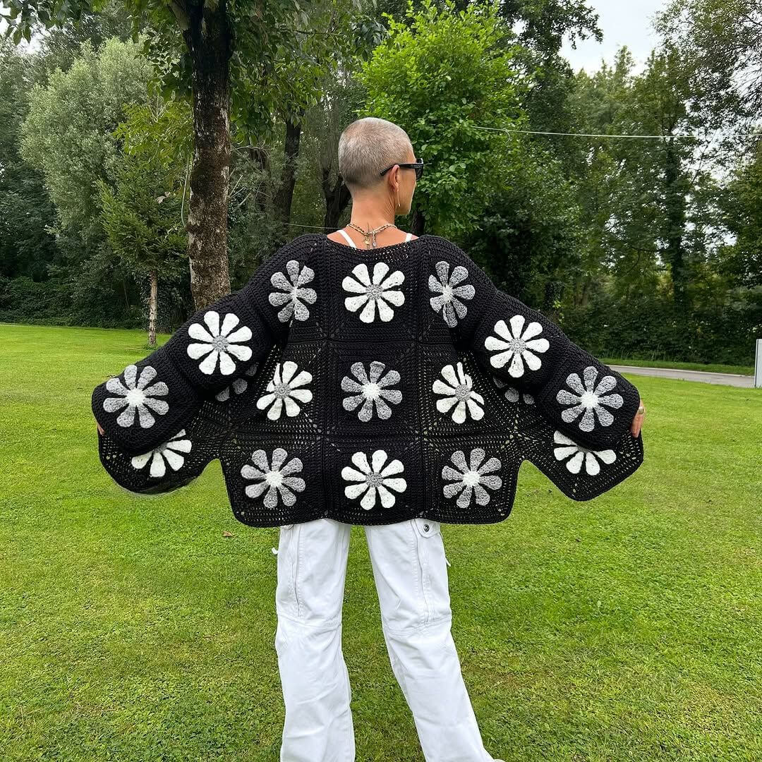 Bluméa Cardigan crochet pattern + video