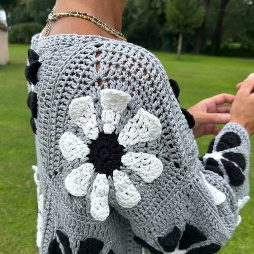 Bluméa Cardigan crochet pattern + video