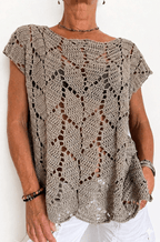 Alora Crochet sweater top Pattern + Videos.