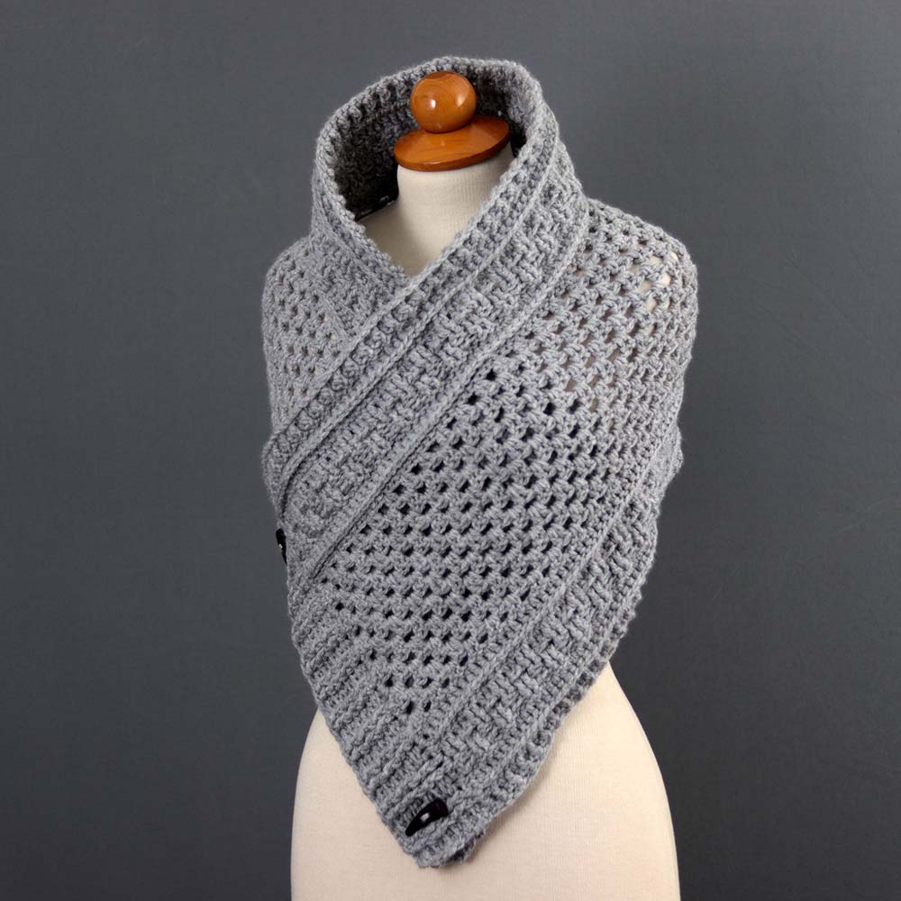 Textures and Grannies Cowl Crochet Pattern