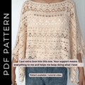 Eveloria Multi-Way Poncho Crochet Pattern