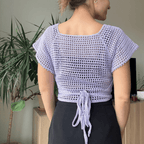 THE LOREA WRAP TOP CROCHET PATTERN