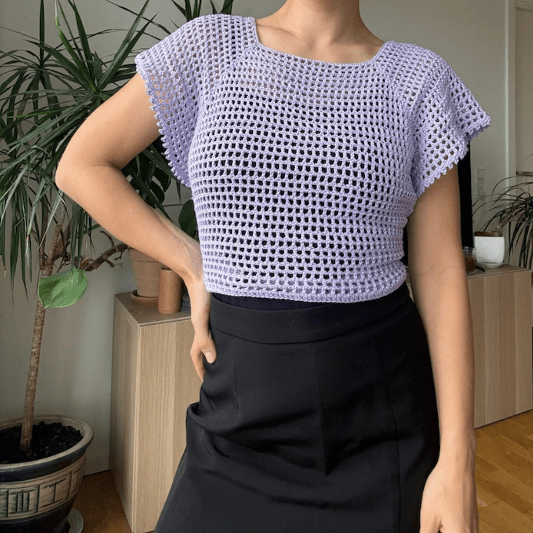 THE LOREA WRAP TOP CROCHET PATTERN
