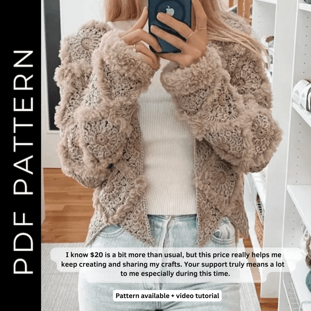 krestova cardigan crochet pattern - video tutorials