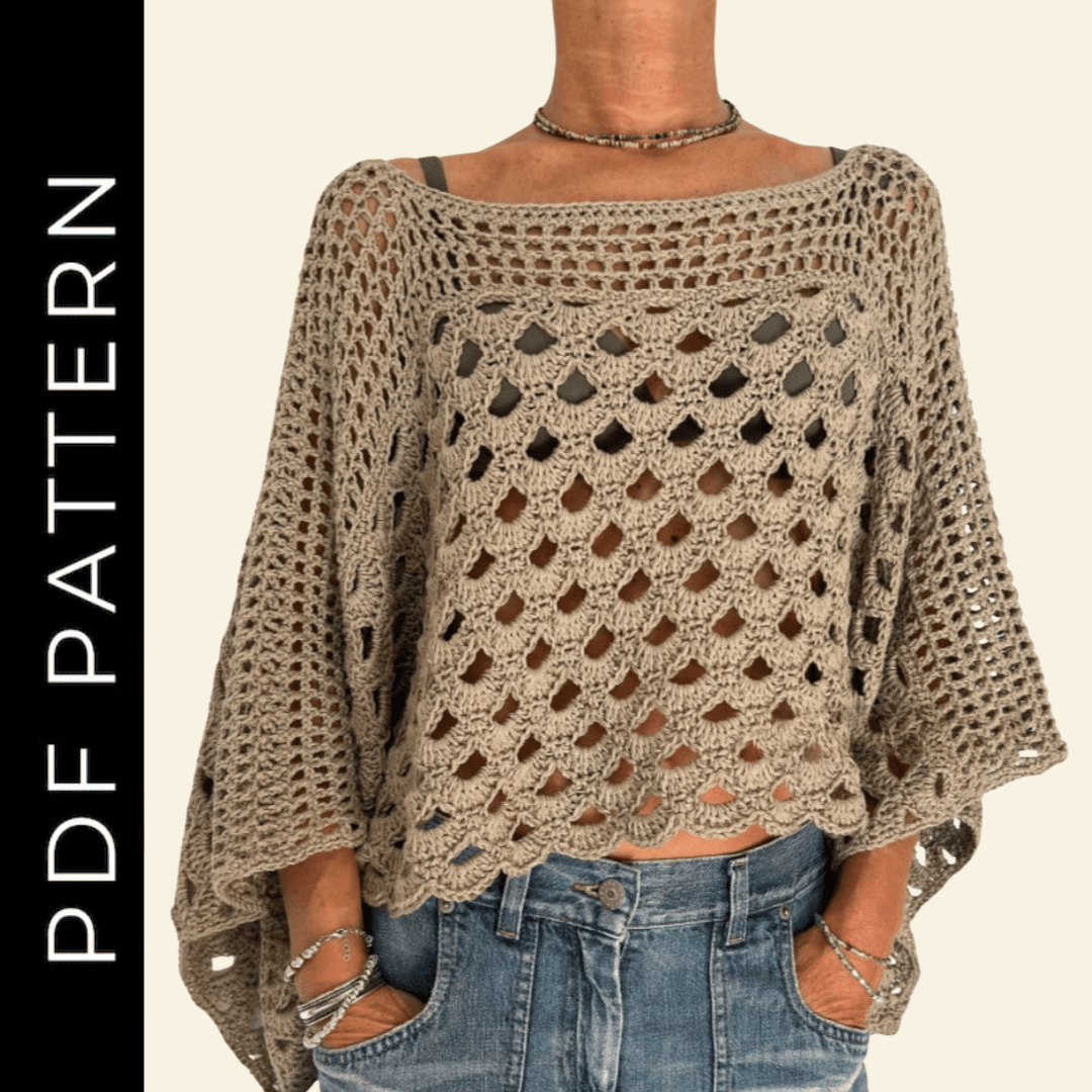 Ruchy sweater crochet pattern with video