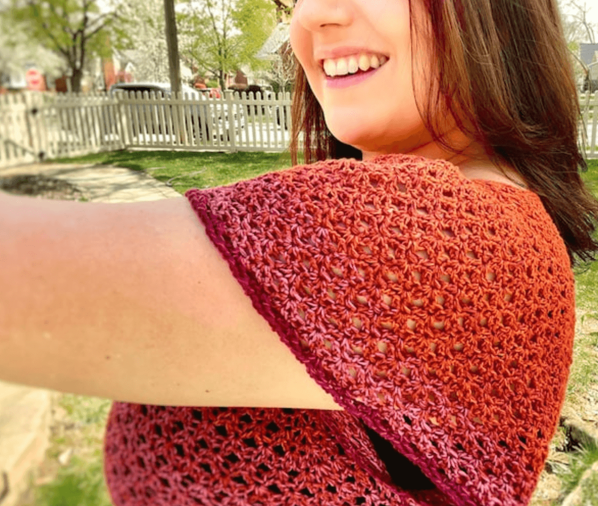 Almera Fancy sweater crochet pattern