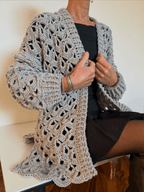 vetrova cardigan crochet pattern - video tutorial