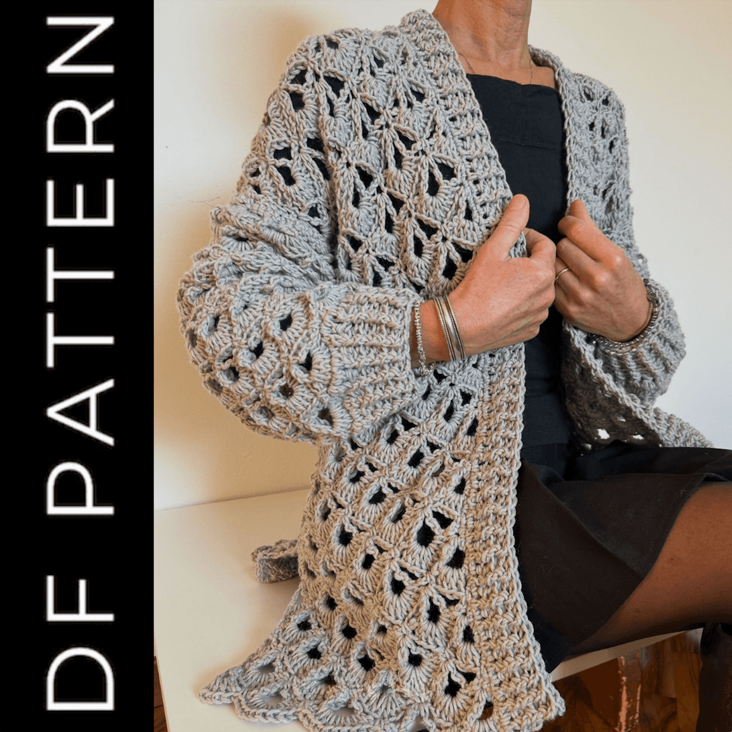 vetrova cardigan crochet pattern - video tutorial.