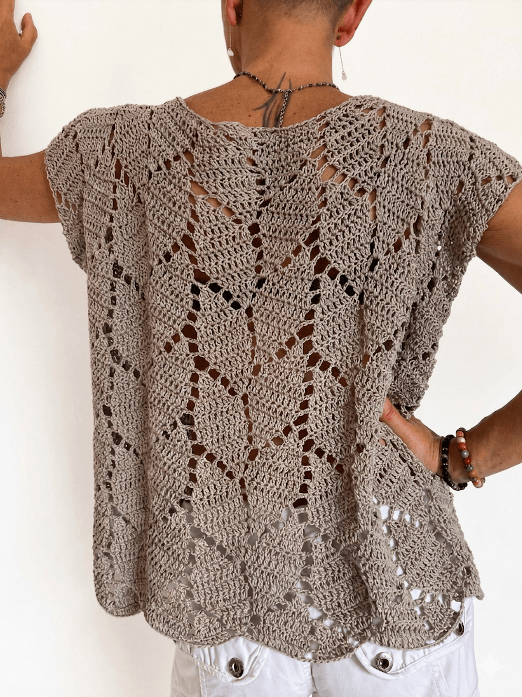 Alora Crochet sweater top Pattern + Videos
