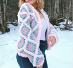 krestova cardigan crochet pattern - video tutorials