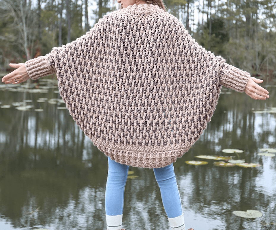 Melcy cardigan crochet pattern