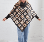 Ganshy Square Poncho crochet pattern - video assistance