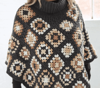 Ganshy Square Poncho crochet pattern - video assistance